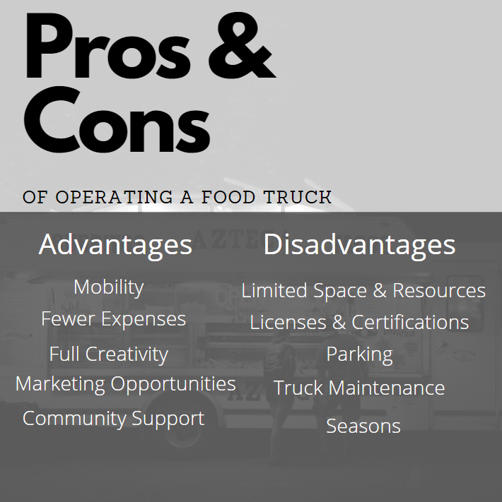 Pros and Cons Food Truck